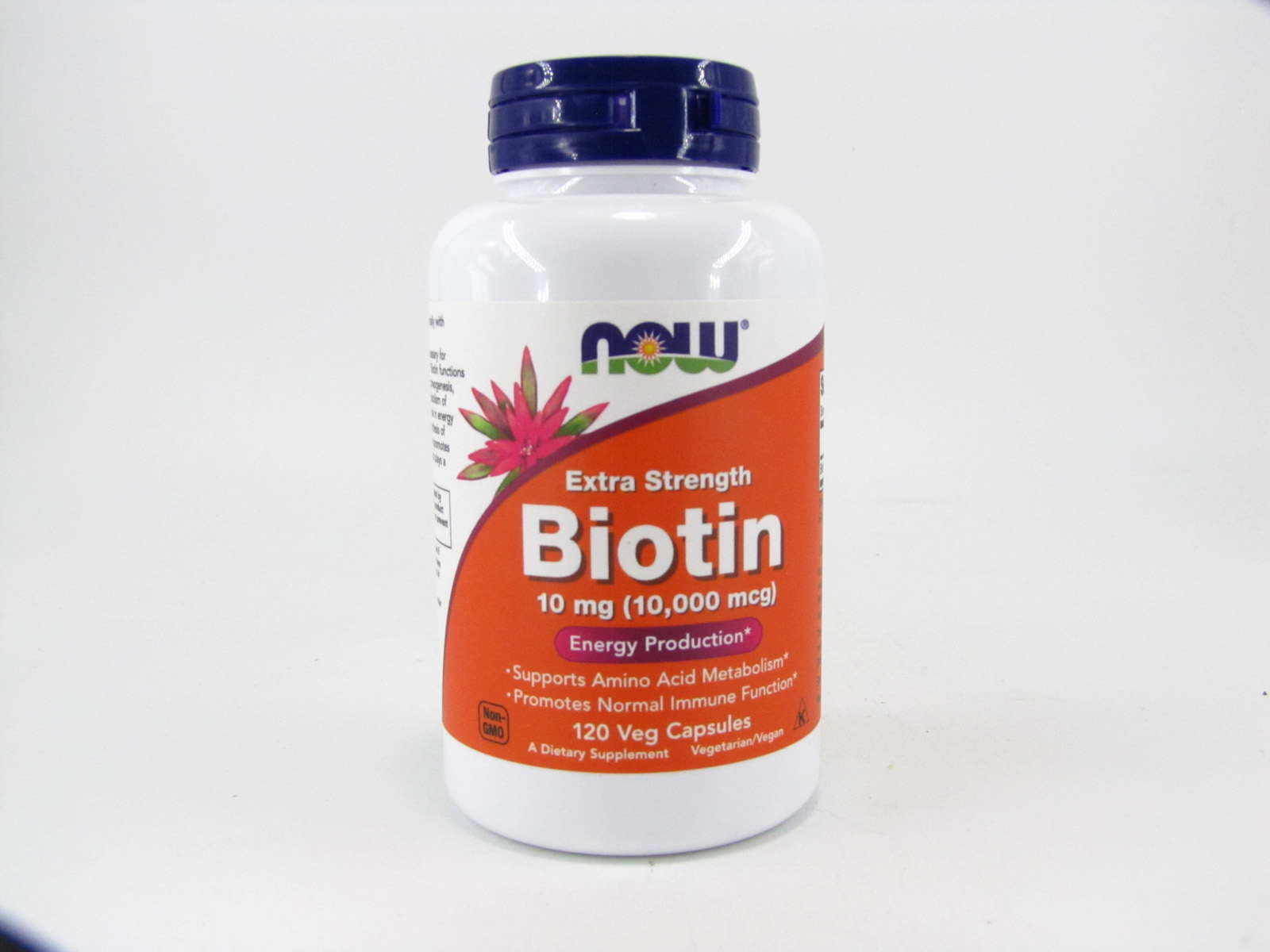 Now Biotin- 120 cap. ( 10000 mcg) - front view