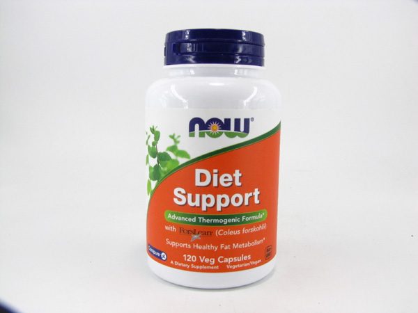 Now - Diet Support 120 veg Capsules - front view