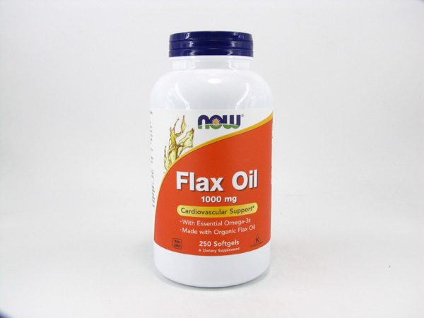 Now - Flax Oil - front view