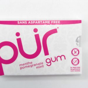 Pur Gum - Pomegranate Mint - front view
