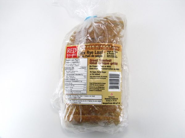 Power Flax - Rye Loaf Bread - front view