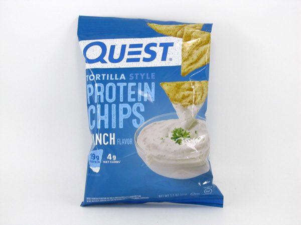 Quest Protein Chips - Ranch - front view