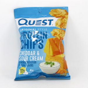 Quest Protein Chips - Cheddar & Sour Cream - front view