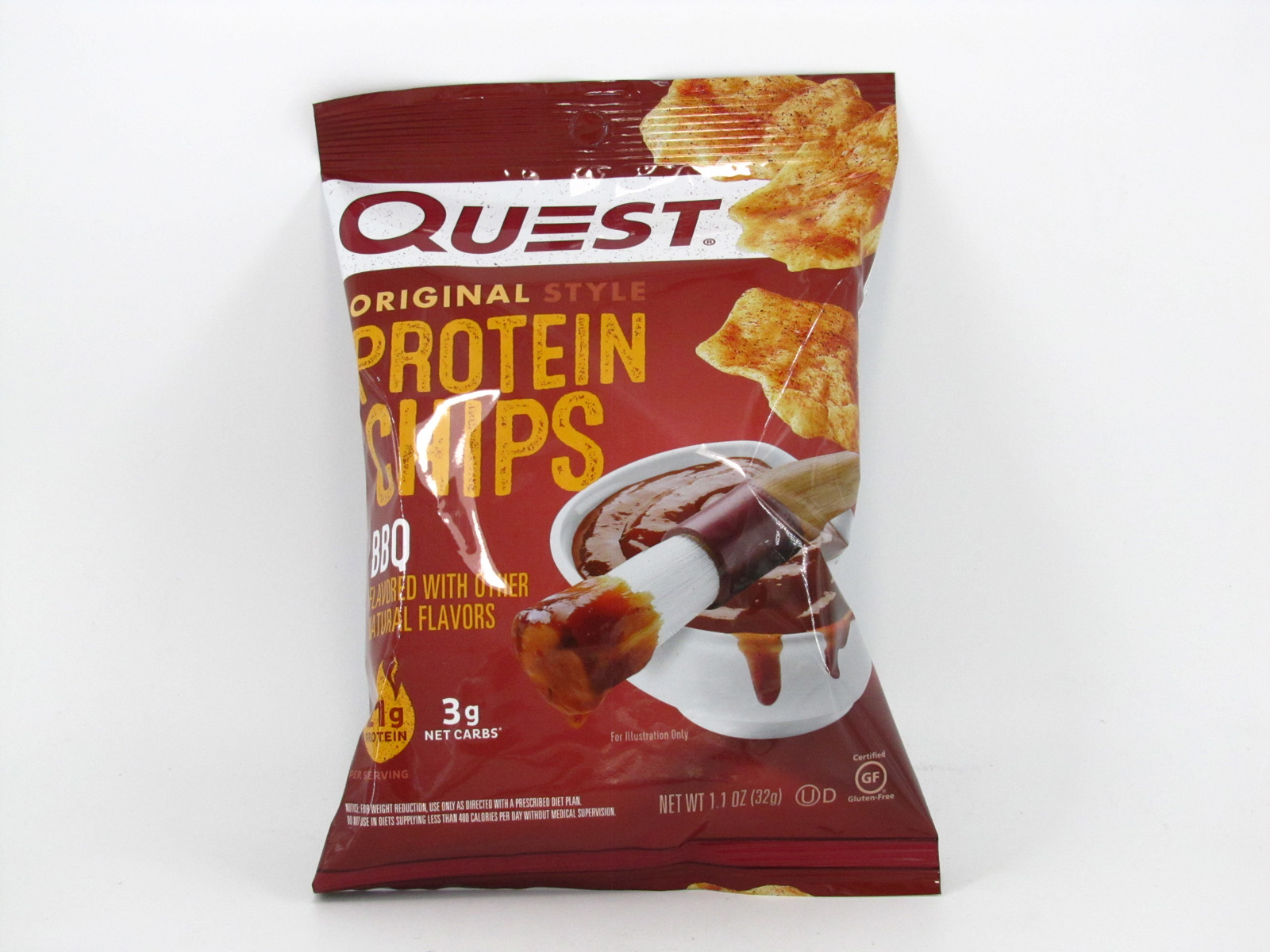 Quest Protein Chips - BBQ - front view