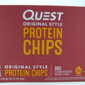 Quest Protein Chips - BBQ Box of 8 - front view