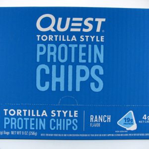 Quest Protein Chips - Ranch Box of 8 - front view