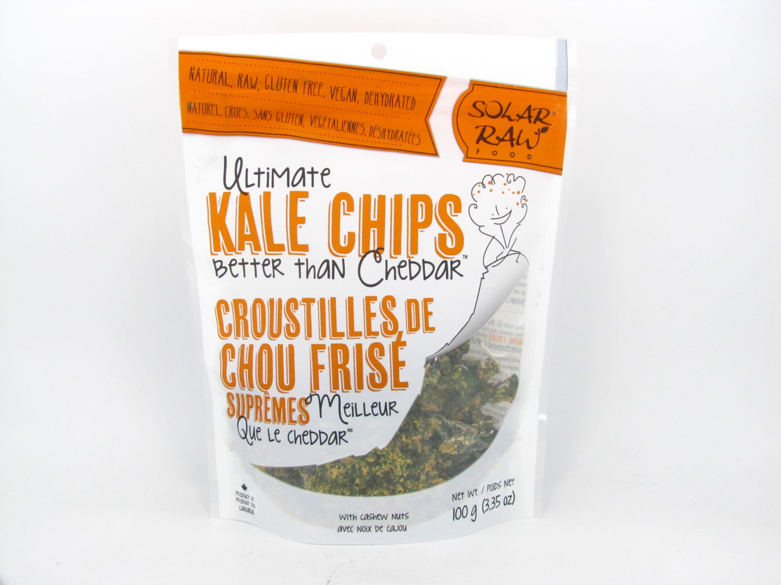 Kale Chips - Cheddar - front view
