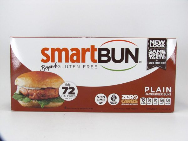 Smartbun - Plain Hamburger Buns - front view