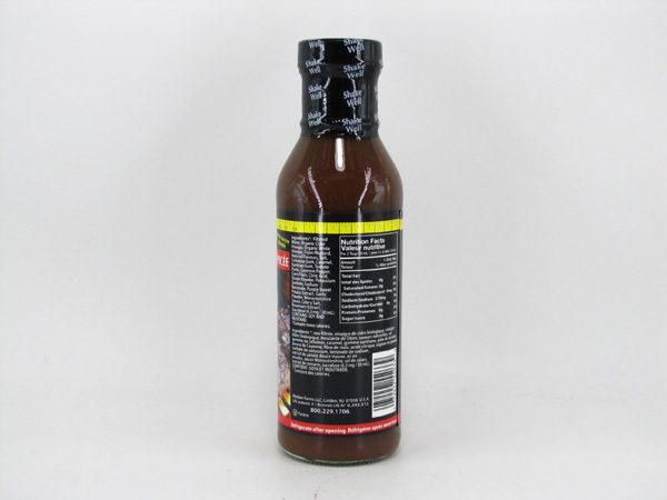 Waldenfarms BBQ Sauce - Thick and Spicy - back view