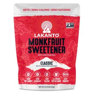 Lakanto Monk Fruit Keto Sweetener With Erythritol 235g