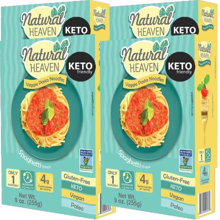 Natural Heaven Veggie Pasta Noodles Spaghetti 255g is suitable for phase 1 and 2