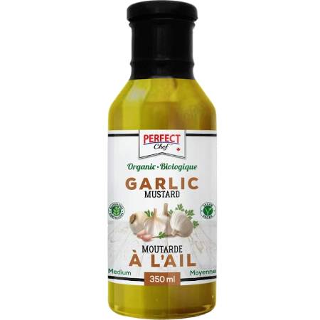 Perfect Chef Organic Garlic Mustard 350ml