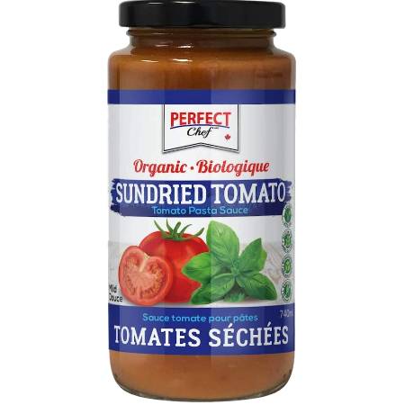 Perfect Chef Organic Sundried Tomato Pasta Sauce 740ml