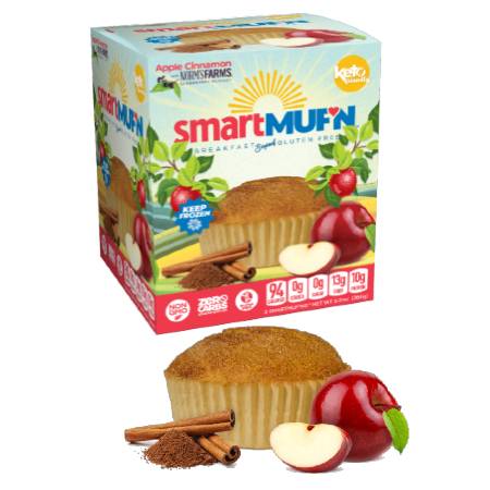 Smart Baking Company Smart Muffin Apple Cinnamon Box of 3