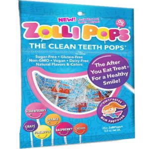Zollipops Sugar Free Lollipops Variety Pack Clean The Teeth Pops 52oz, is suitable for phase 1 and 2